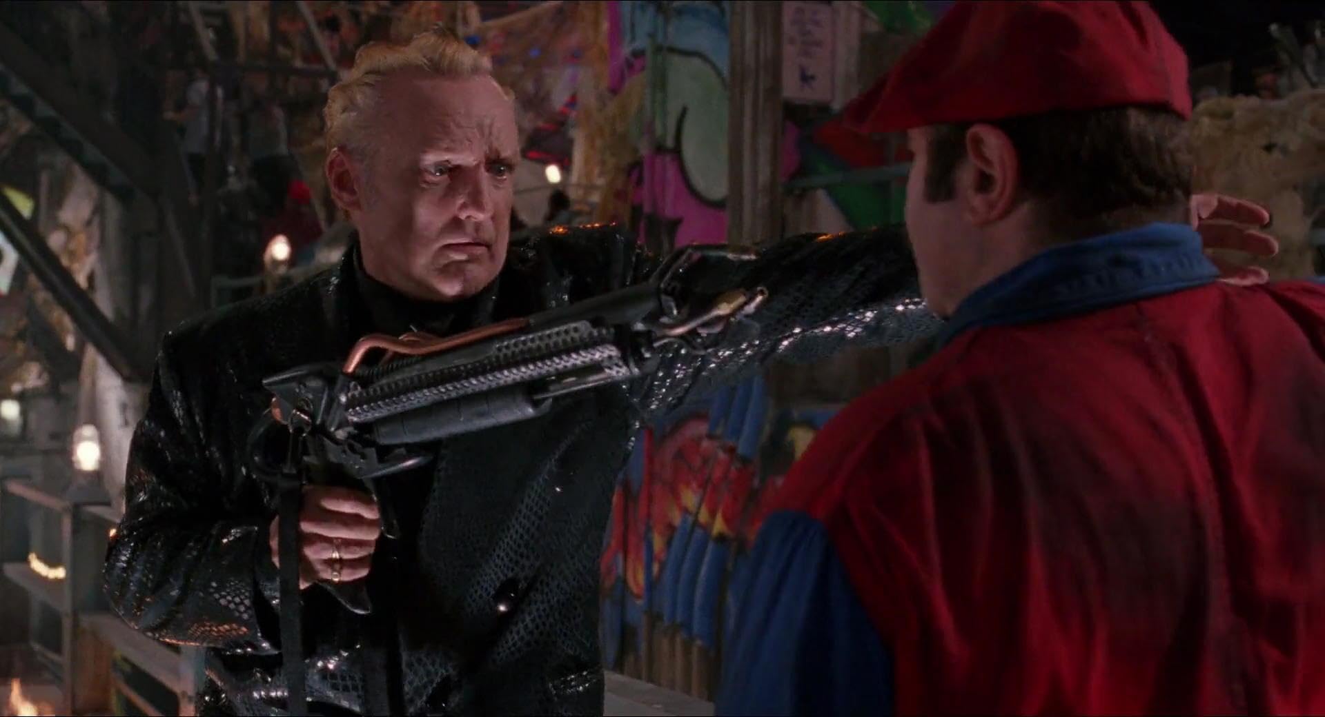 A still from the 1993 film Super Mario Bros.