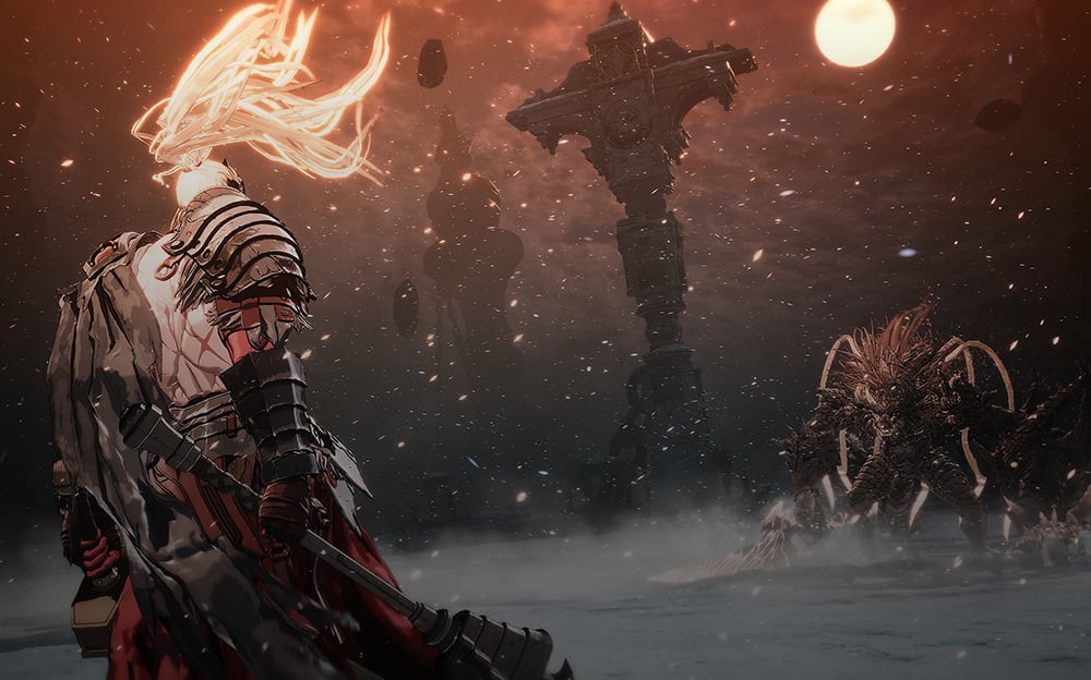 Graphics in The First Berserker: Khazan using 3D cel-shading