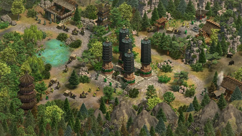 Скріншот гри Age of Empires II: Definitive Edition - Троецарствие 1