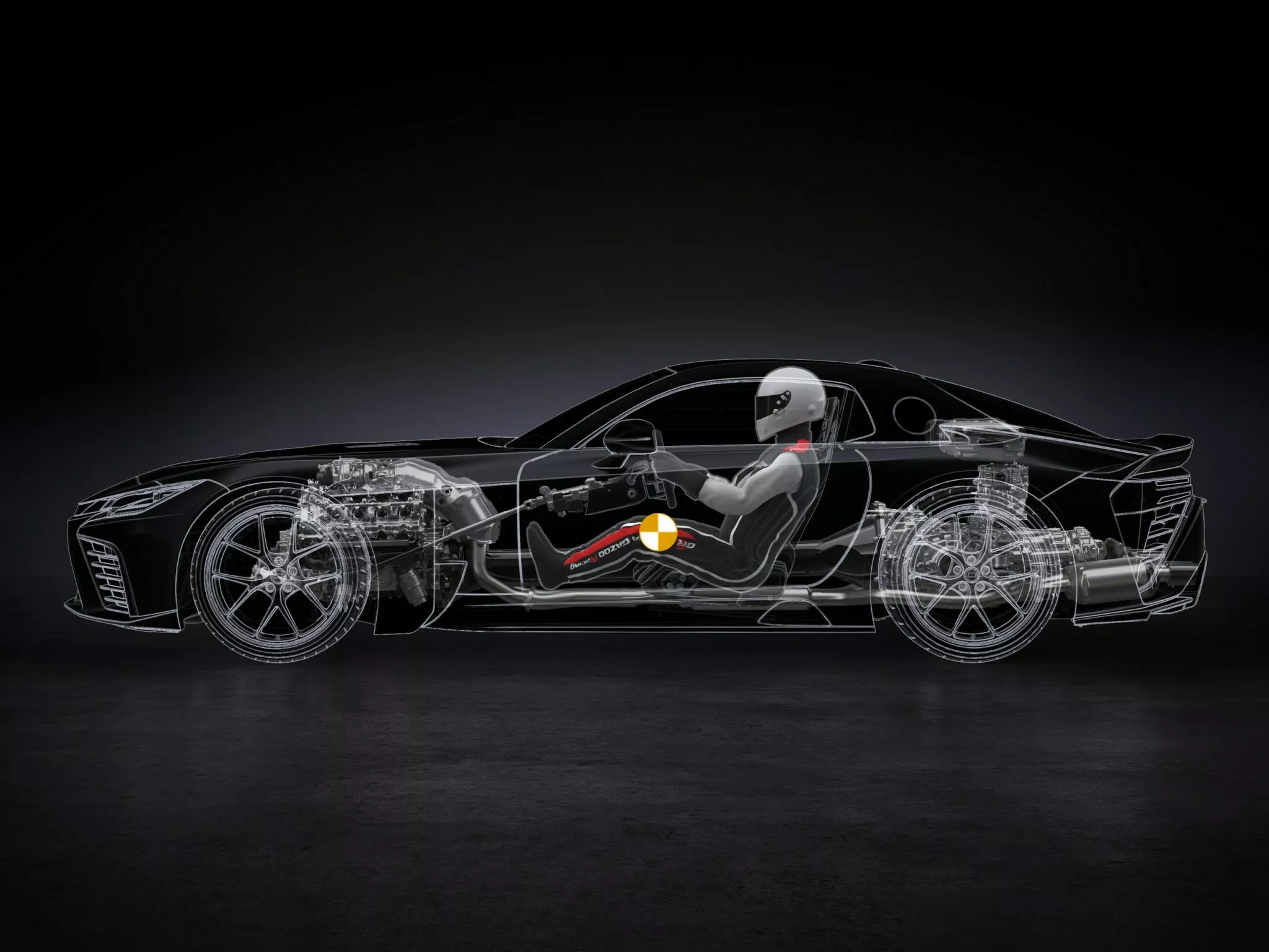 Задняя часть Toyota GR GT
