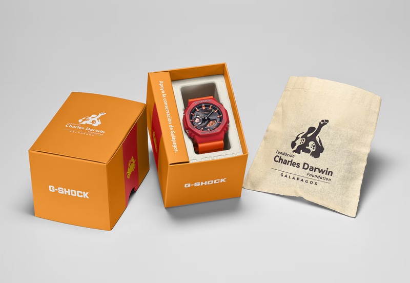 Годинники Casio G-Shock Rock Crab боковий вигляд