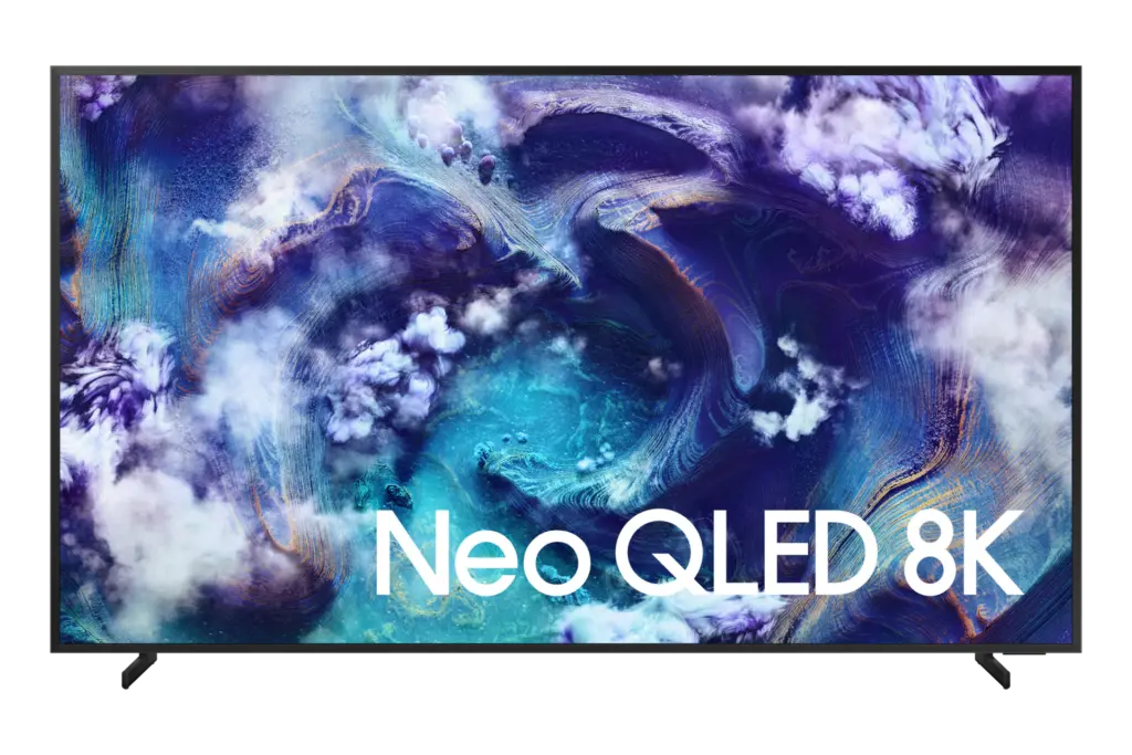 Front view of Samsung Neo QLED TV QN900F