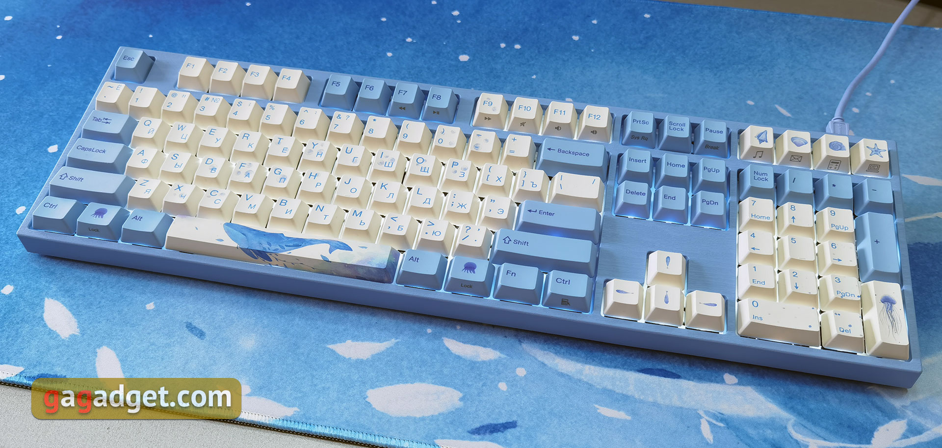 Обзор Varmilo VA108M Sea Melody: механическая клавиатура класса Hi-End-8