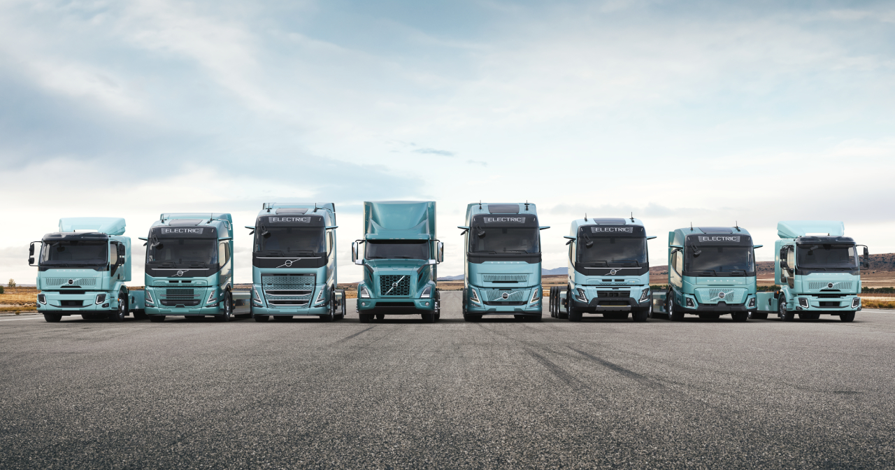 Volvo Trucks electric range