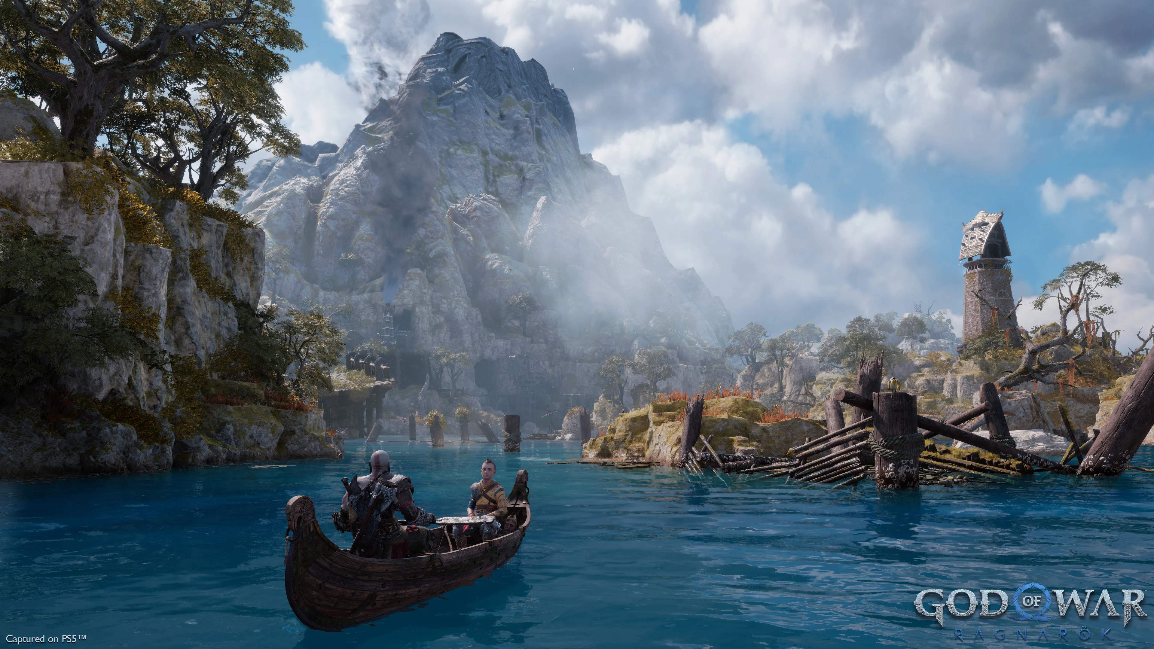 The animation director of God of War: Ragnarok said that Santa Monica was originally developing the game for PlayStation 4-2