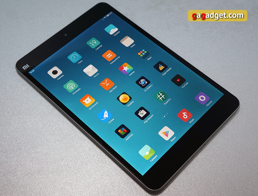Обзор тонкого металлического планшета Xiaomi MiPad 2-4