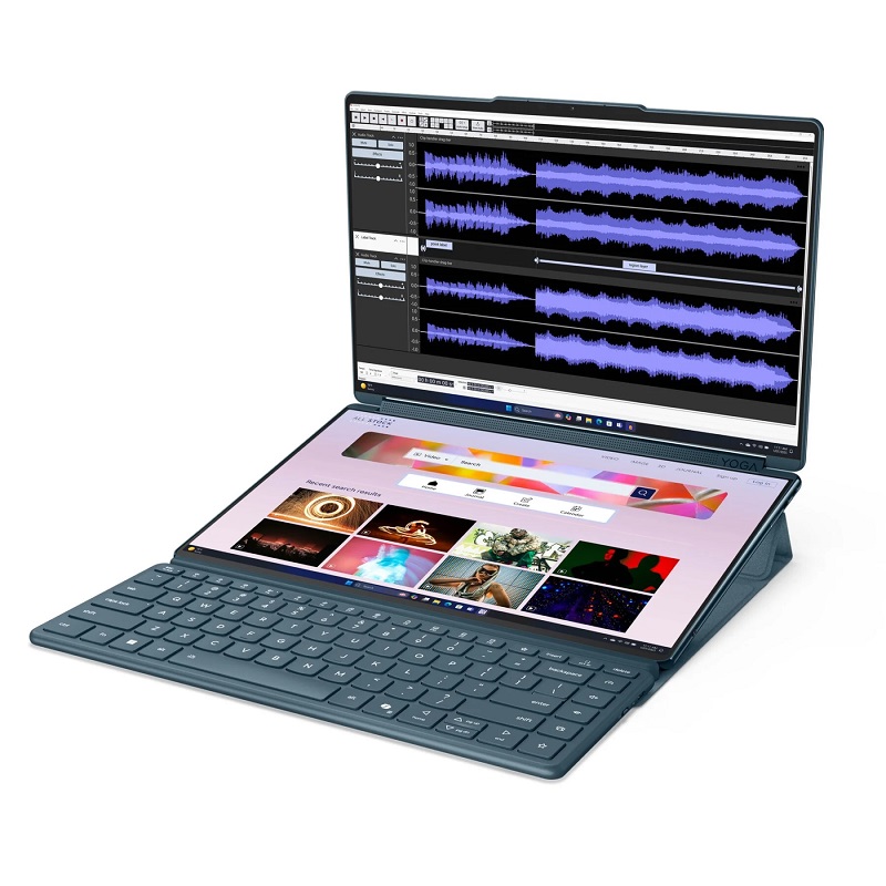 Дисплеи Yoga Book 9i с уникальным дизайном