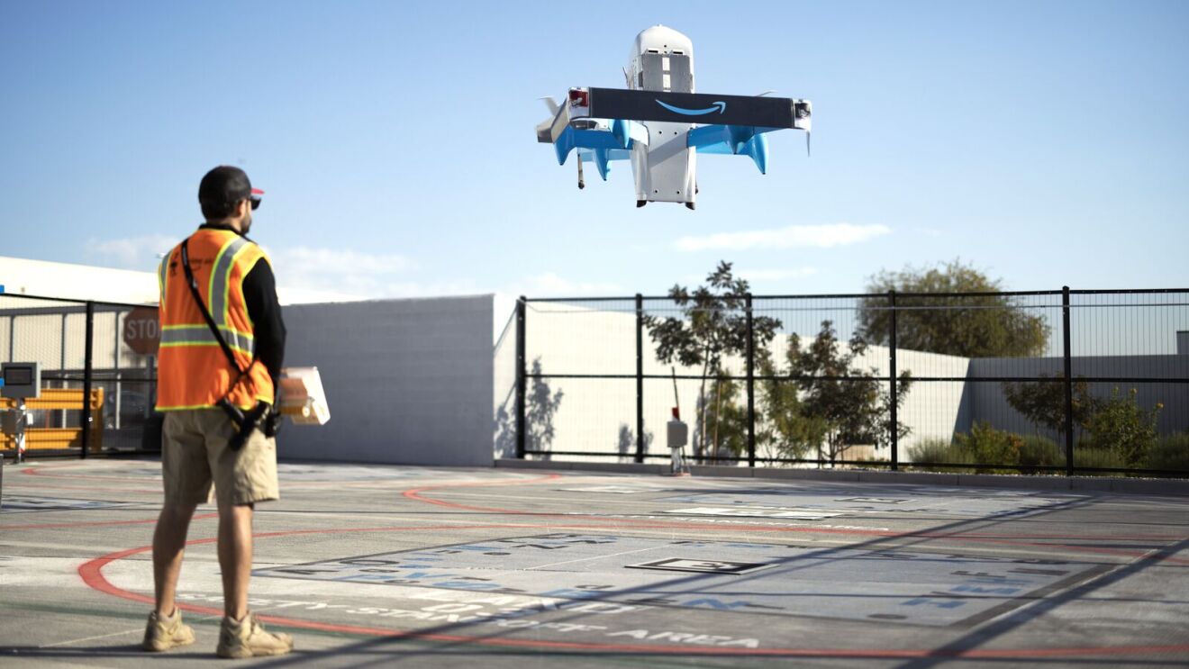 Delivery of products by drones