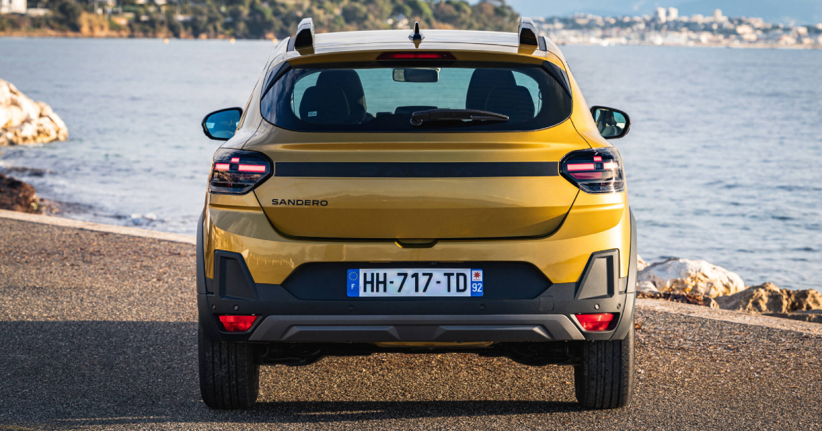 Дизайн задніх ліхтарів Dacia 2026