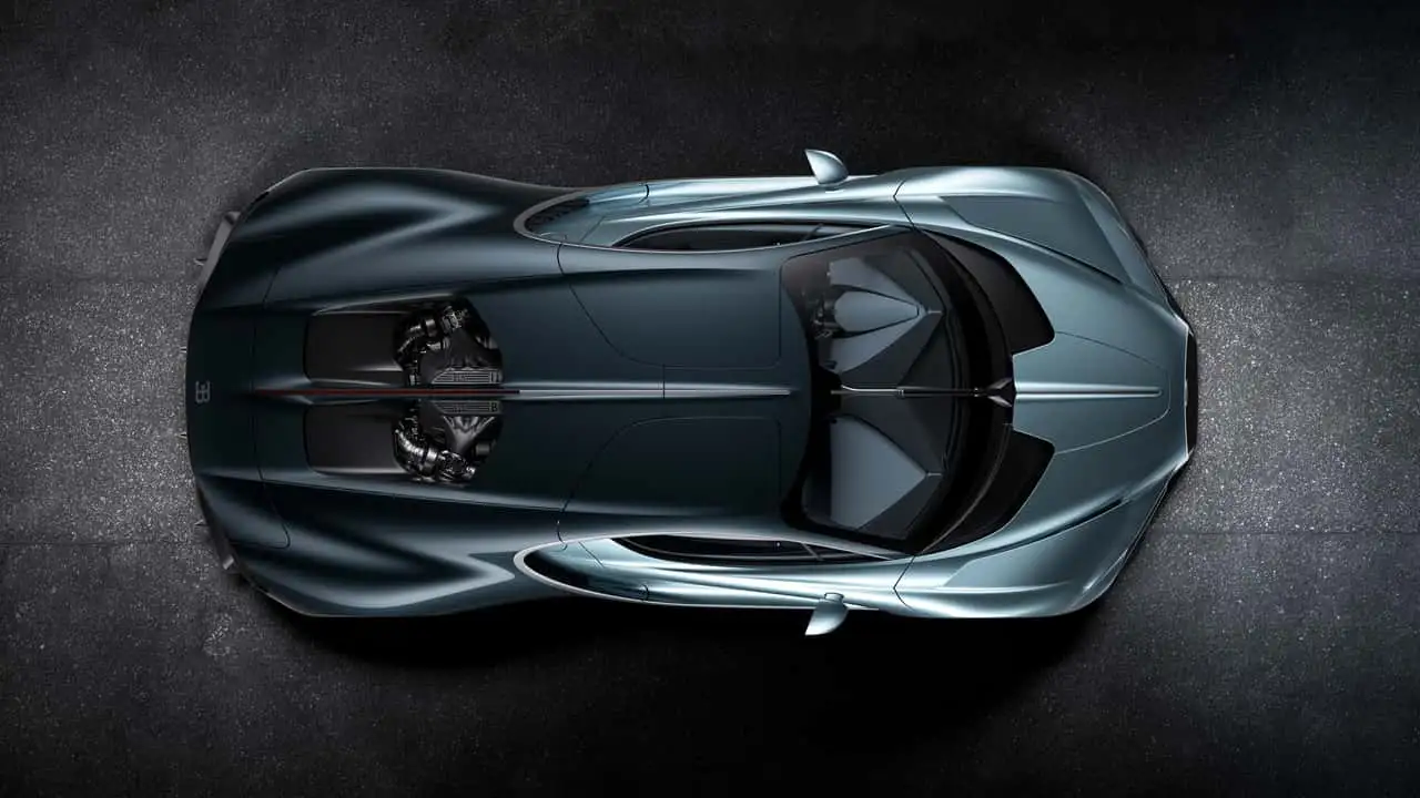 Динамічний профіль гіперкара Bugatti Tourbillon