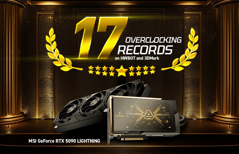 MSI GeForce RTX 5090 Lightning Z на выставке CES 2026