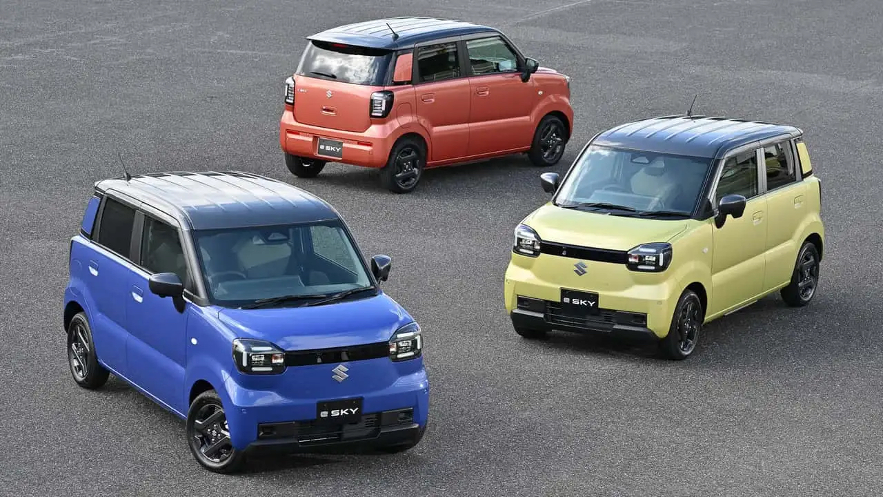 Suzuki e Sky вид сбоку