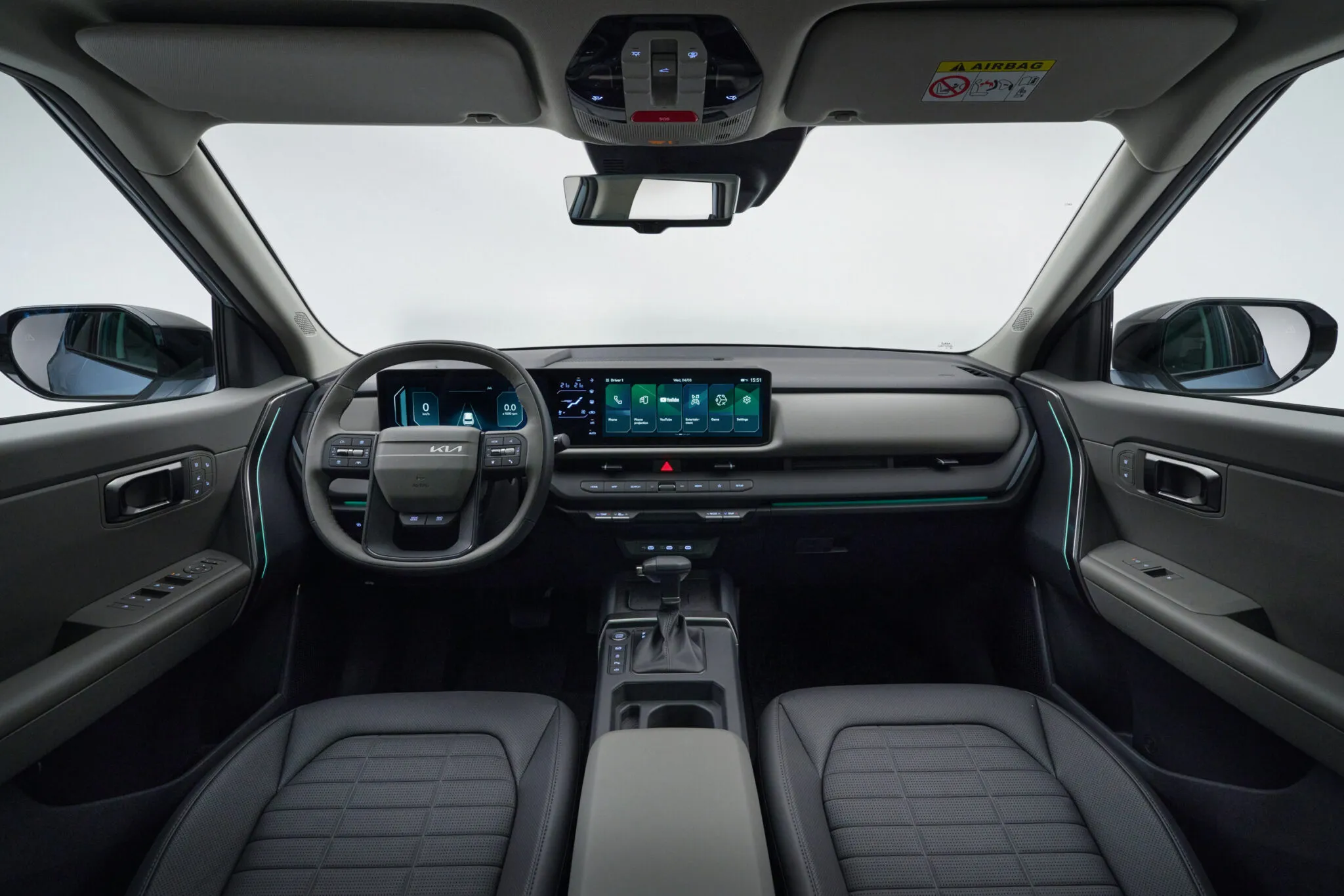 Как выглядит панель приборов Kia Seltos