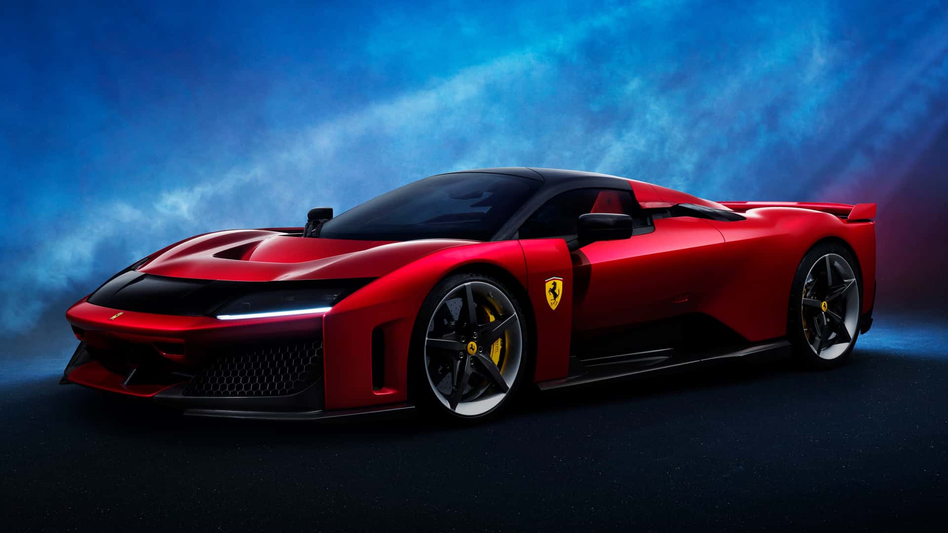 Ferrari F80 on track