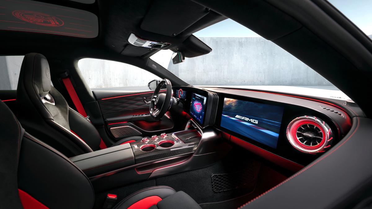 Digital dashboard of Mercedes-AMG GT 4-Door Coupe