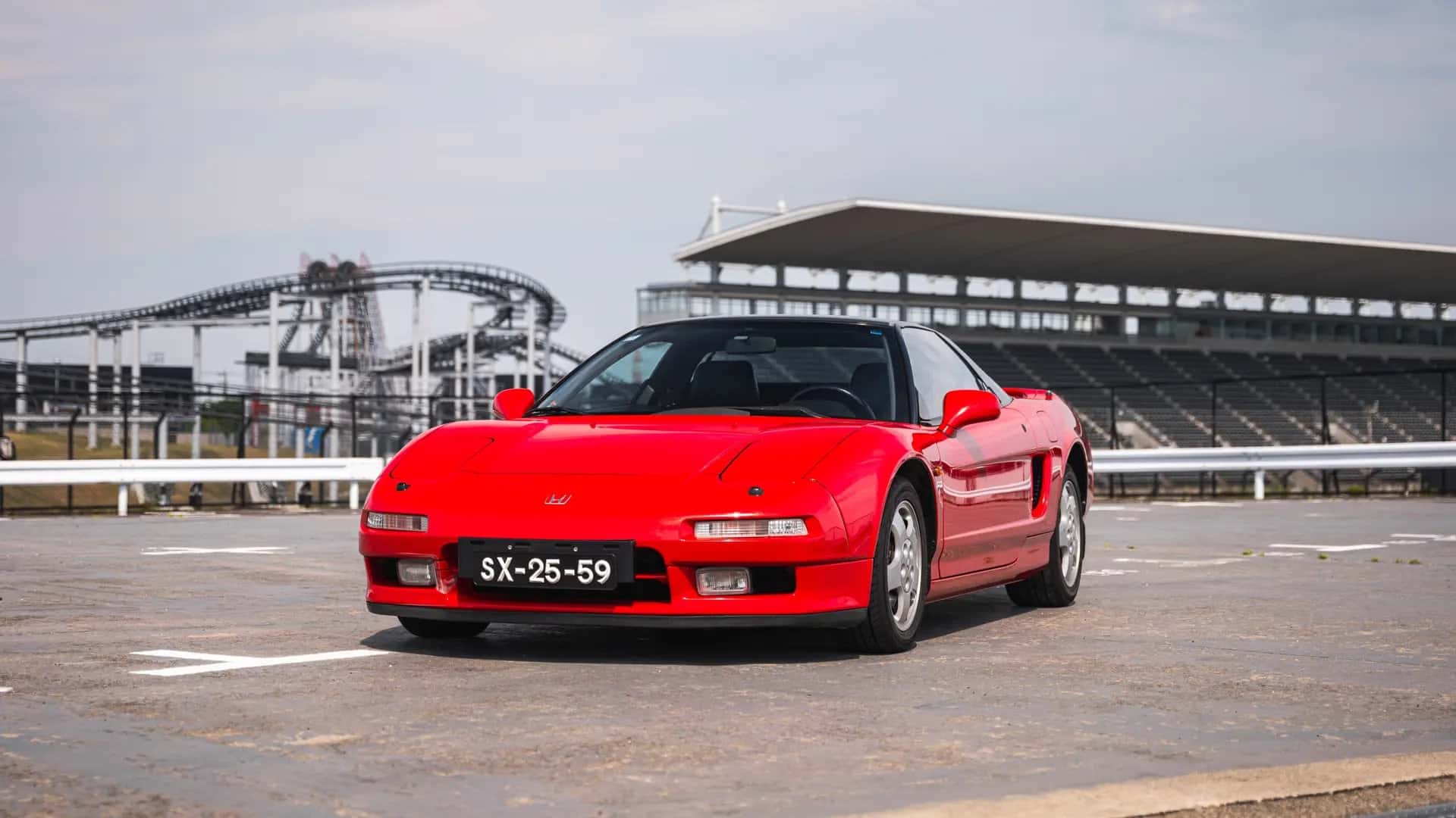 Honda NSX в русі на трасі Судзука