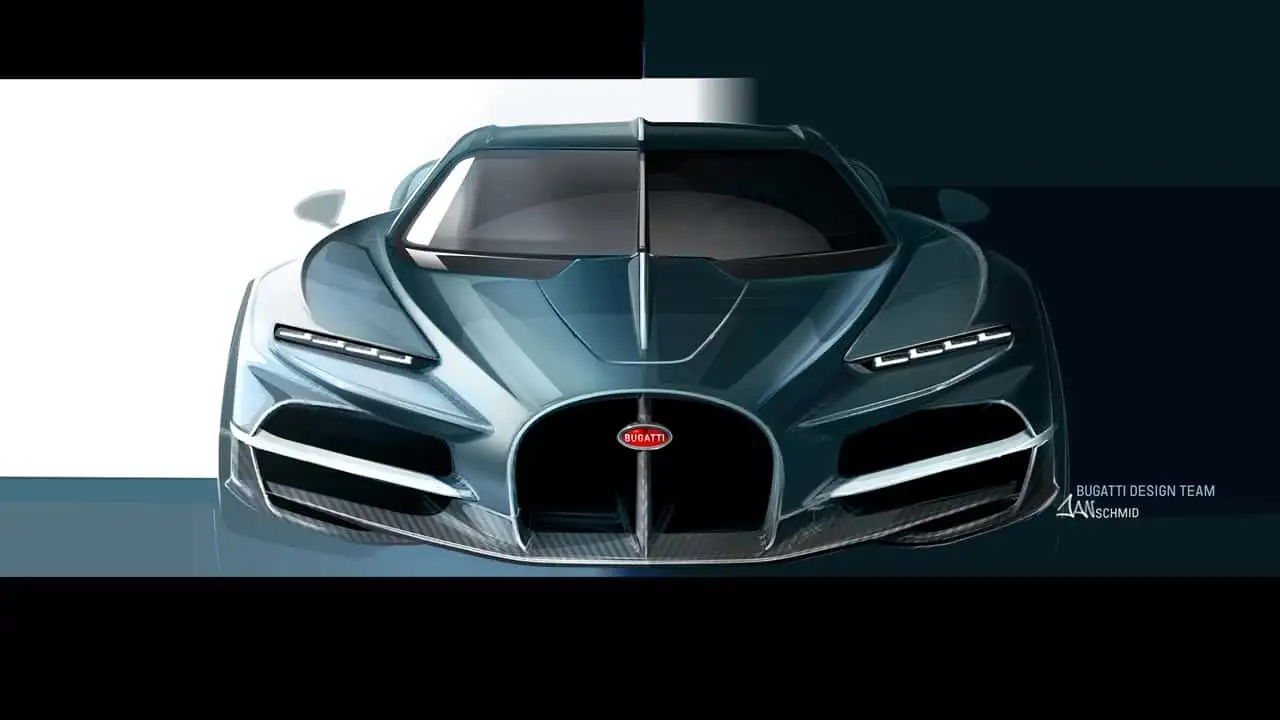 Екстер'єр Bugatti з унікальними формами