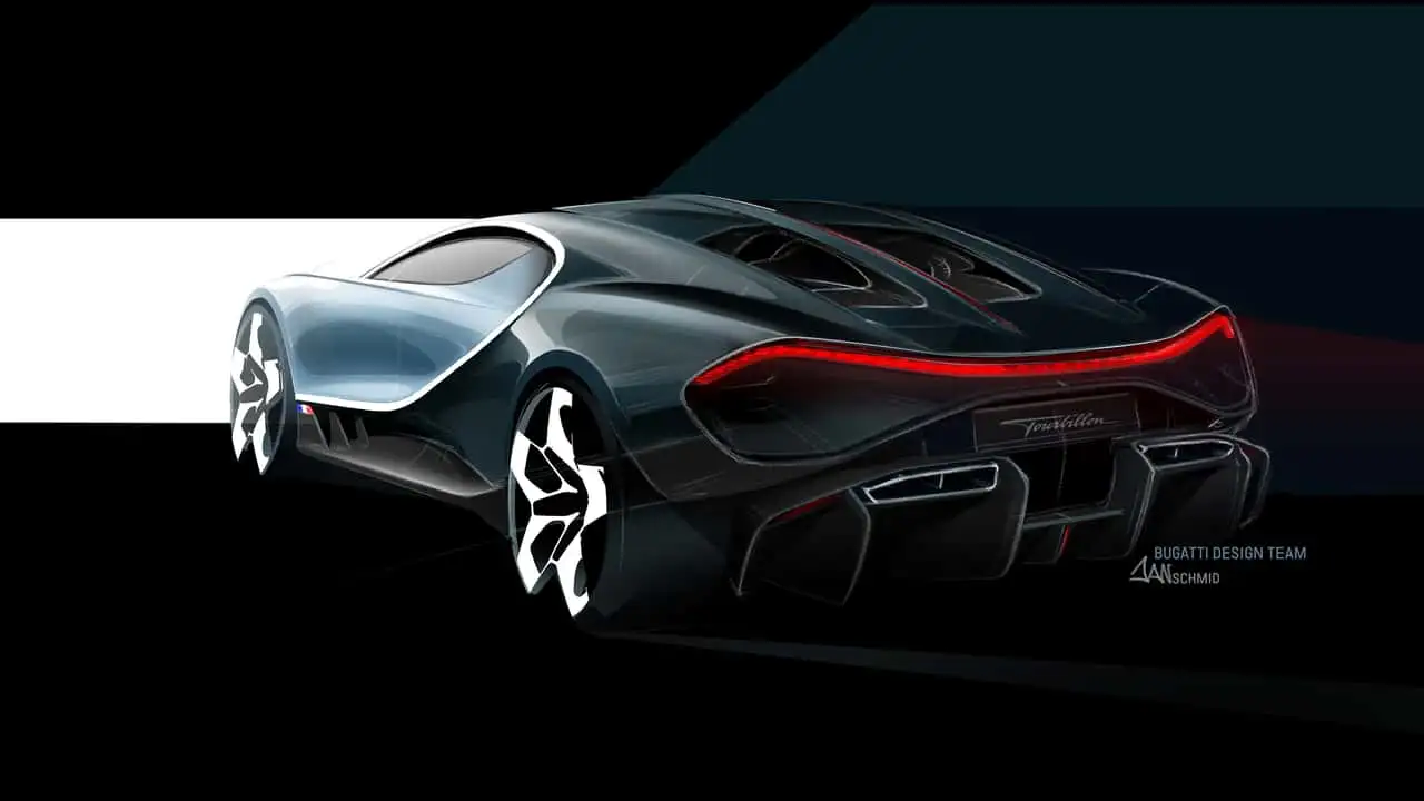Дизайнерські елементи Bugatti Tourbillon