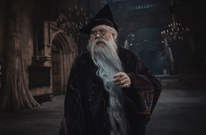 Scene from Hogwarts in the series