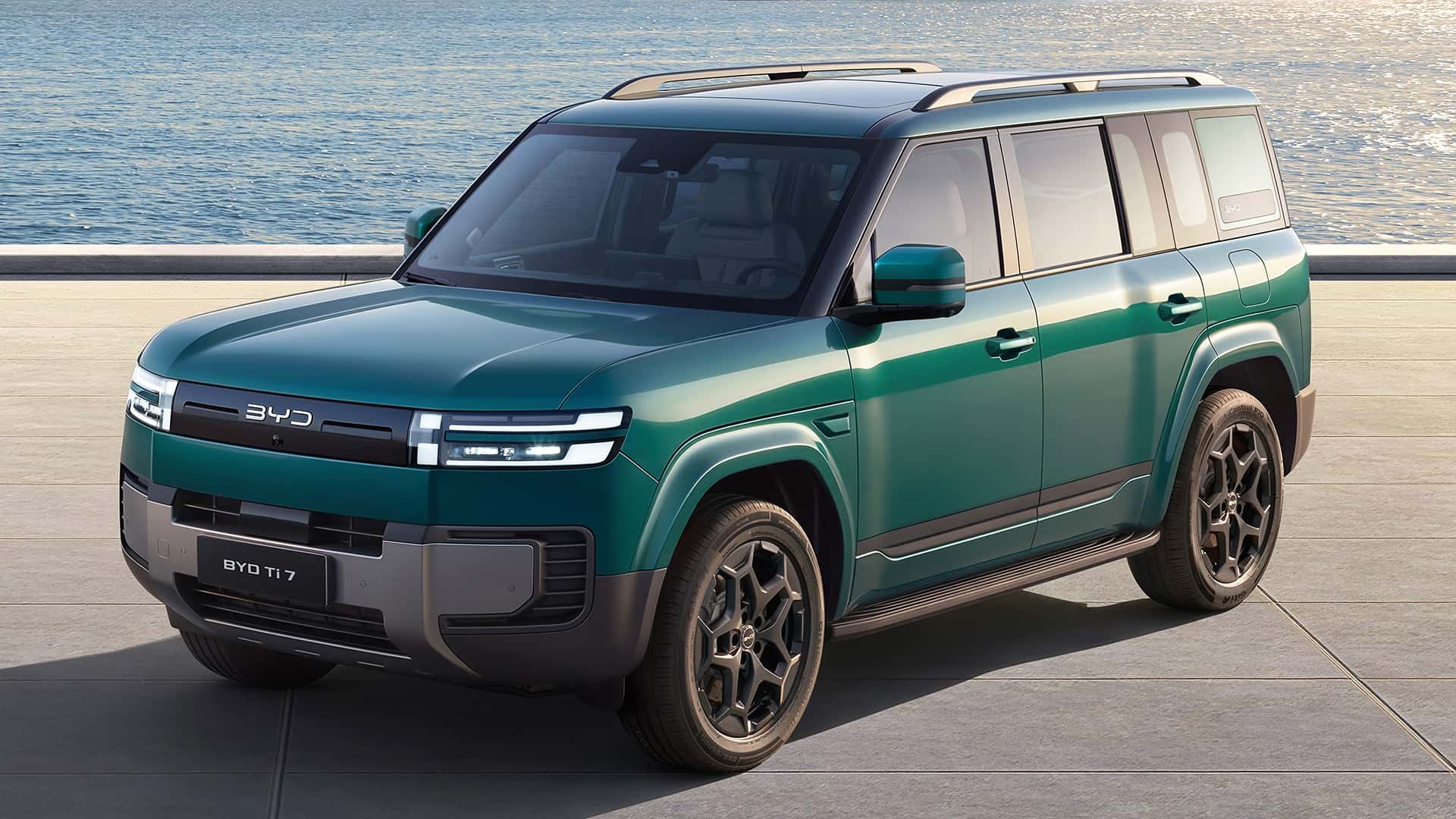 BYD Ti 7 колесные арки