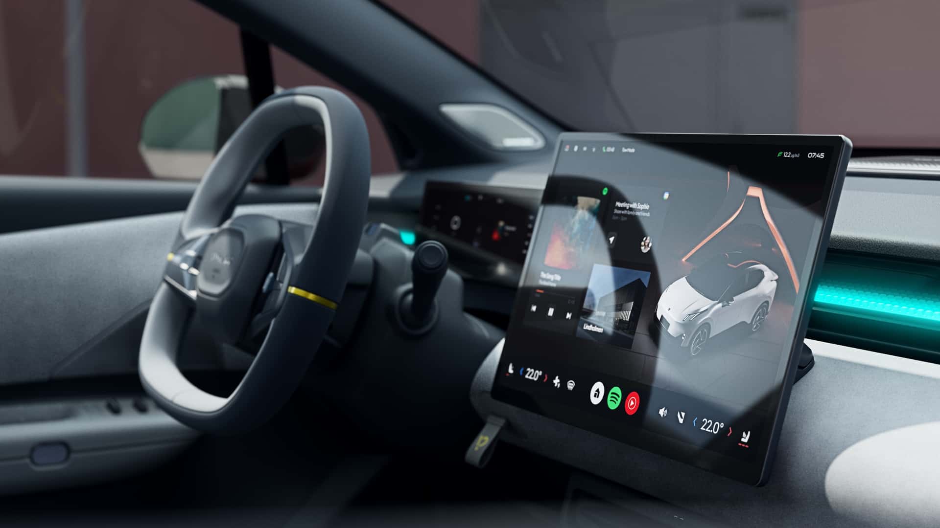 Lynk & Co 02 дверні карти обтягнуті мікрофіброю
