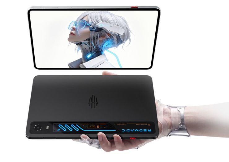 Дизайн задньої панелі RedMagic Gaming Tablet 5 Pro