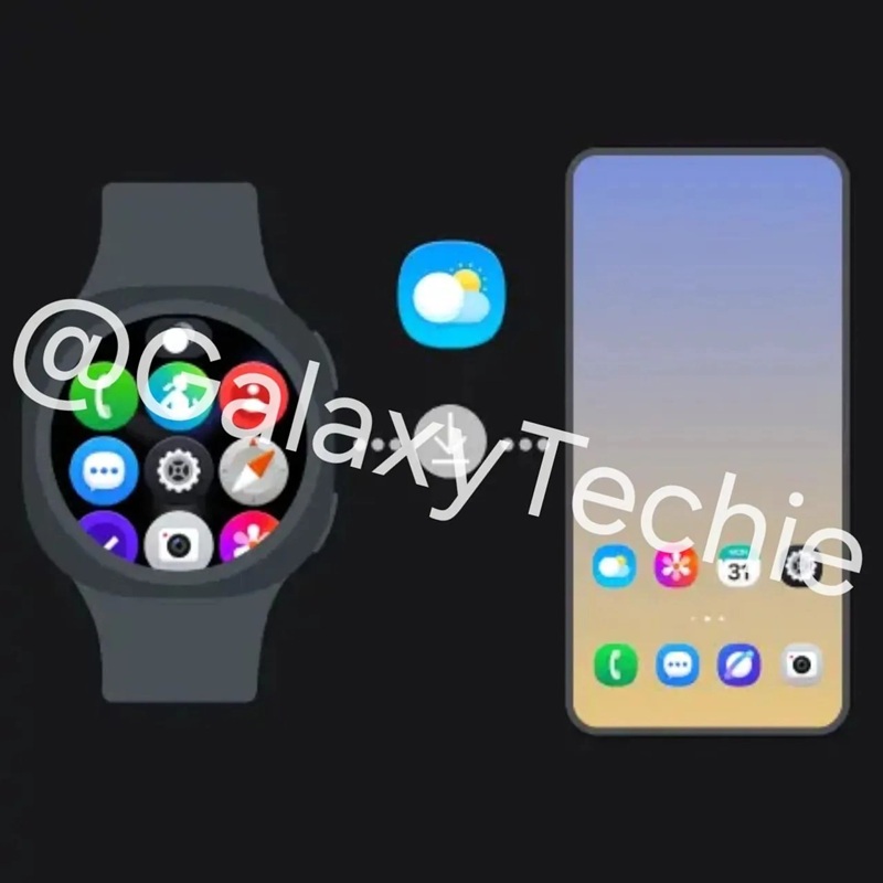 Зображення Galaxy Watch 9 з синім ремінцем