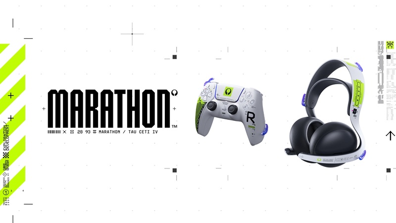DualSense геймпад та навушники Pulse Elite в стилі Marathon