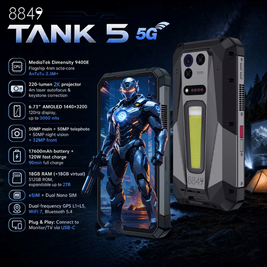 Корпус Tank 5 сбоку