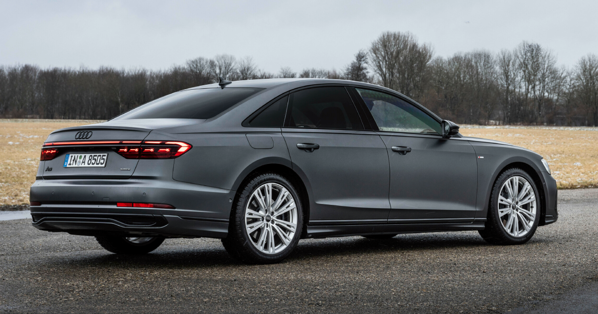 Audi A8 side view