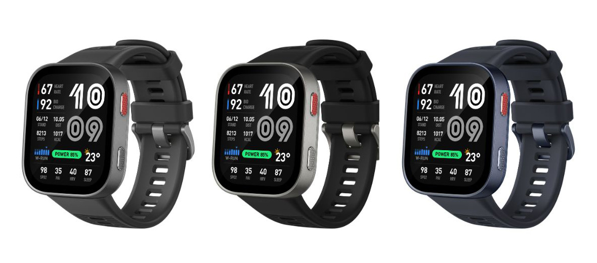 Доступні кольори Amazfit Bip Max