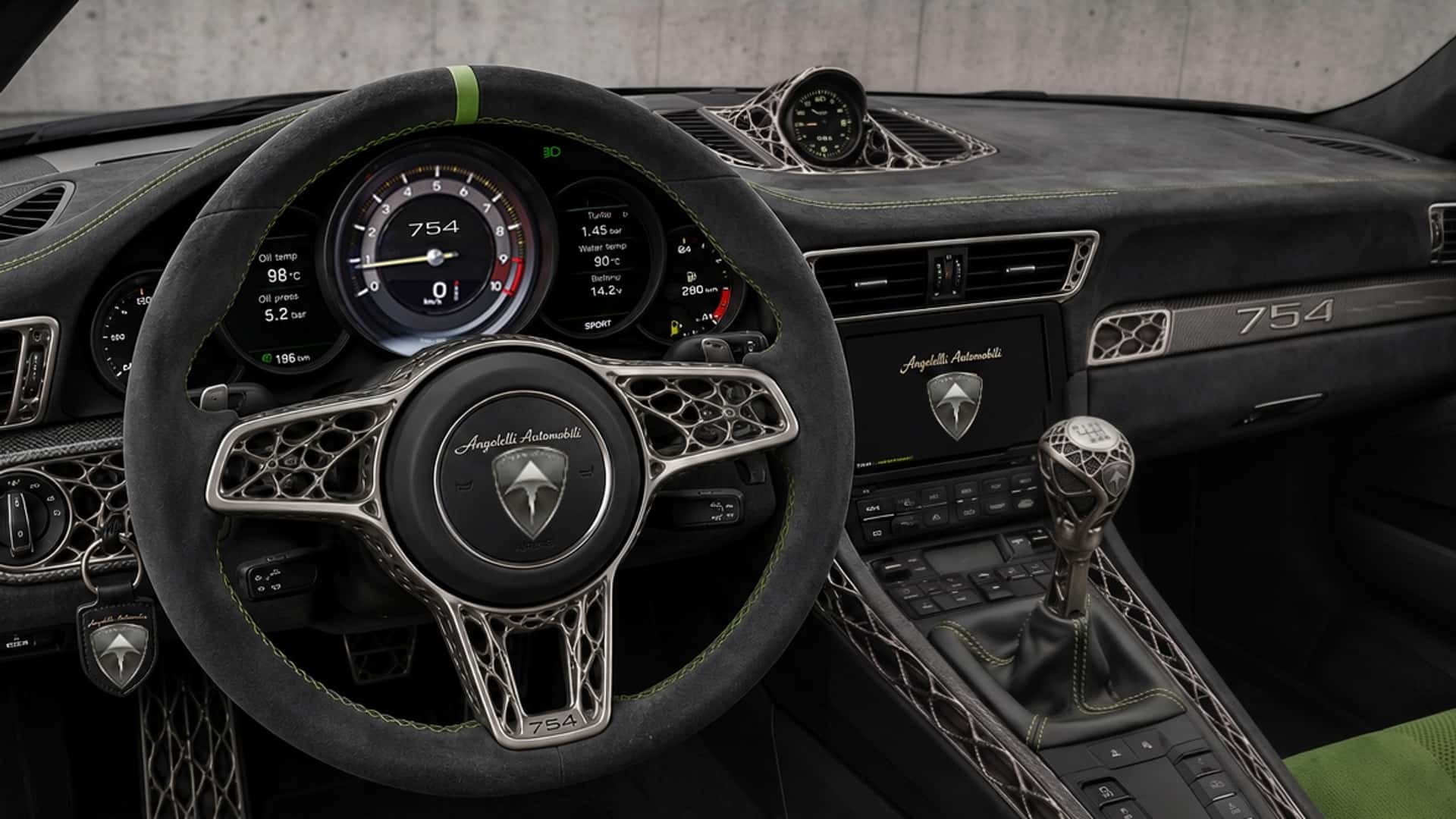 Angelelli Automobili Project 754 - aerodynamic design