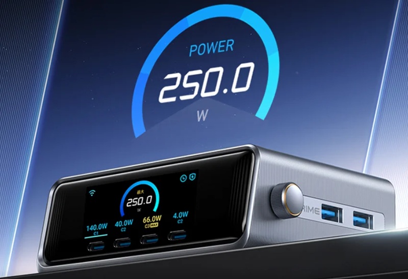 Anker GaN Desktop Charger Pro+ порти і дизайн