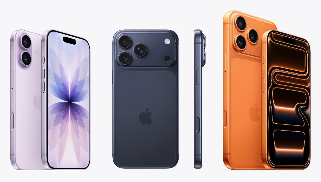 La gamme iPhone 17. Illustration : Apple