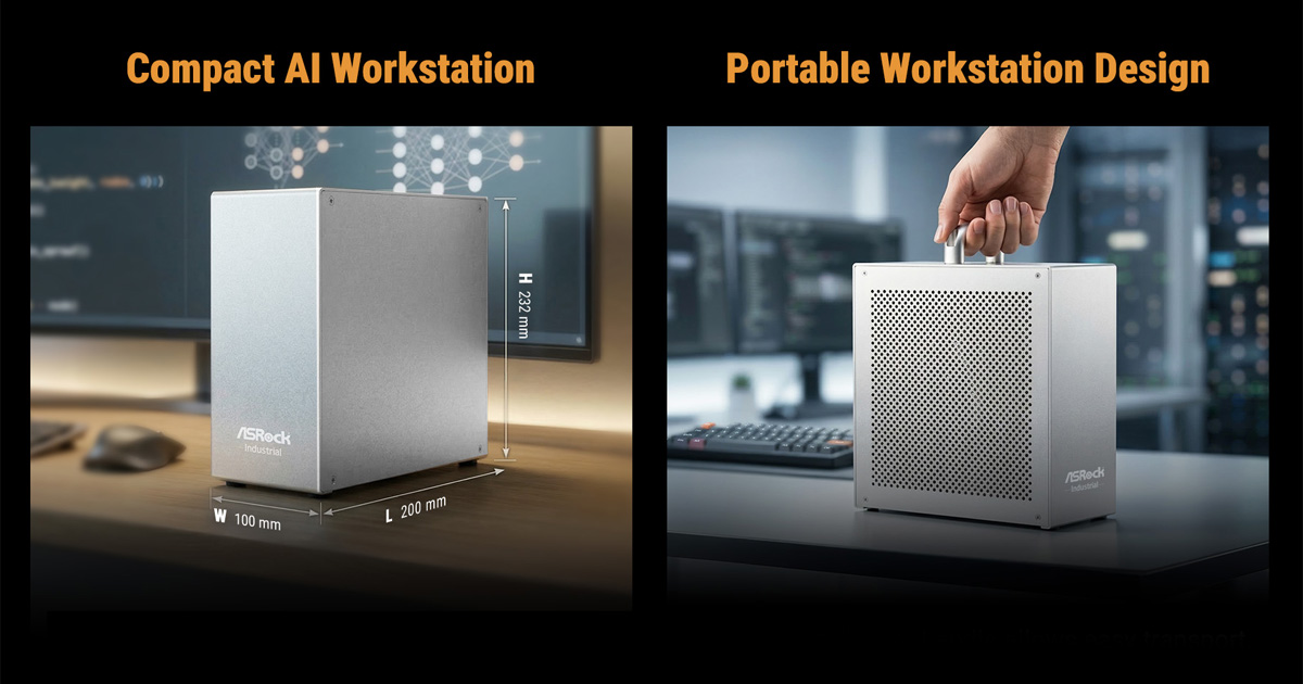 Габариты и размеры AI BOX-A395 от ASRock
