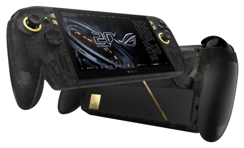 Asus ROG Xbox Ally X20 з напівпрозорим корпусом
