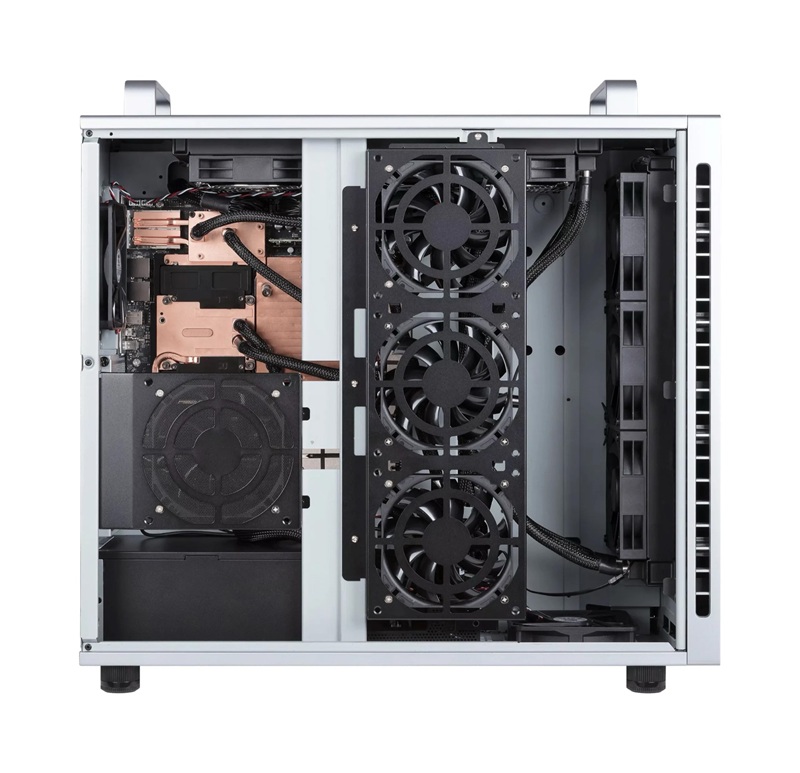 ASUS ExpertCenter Pro ET900N G3 — vue de face du boîtier tour.