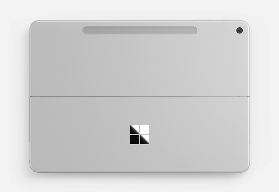 Microsoft Surface Pro 12-inch вид ззаду в кольорі Platinum