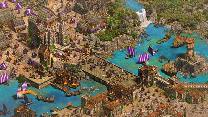 Юніти в дії в Age of Empires II: The Viking Sagas