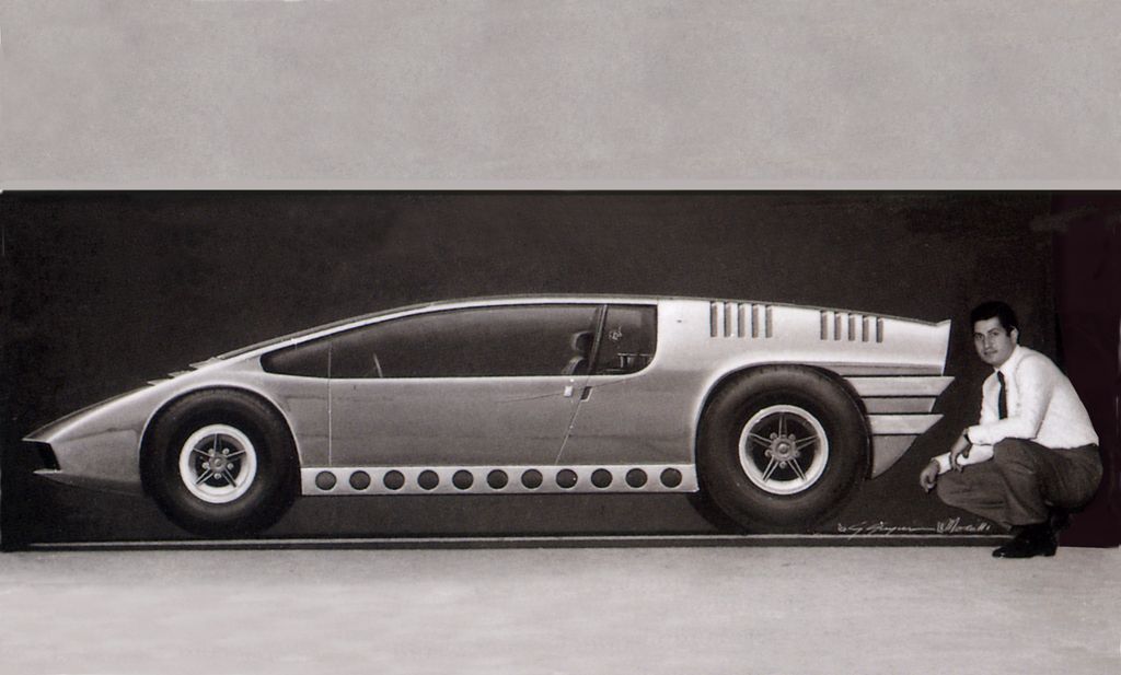 Bizzarrini Manta low-profile design