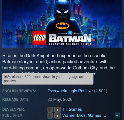 Зображення LEGO Batman: Legacy of the Dark Knight