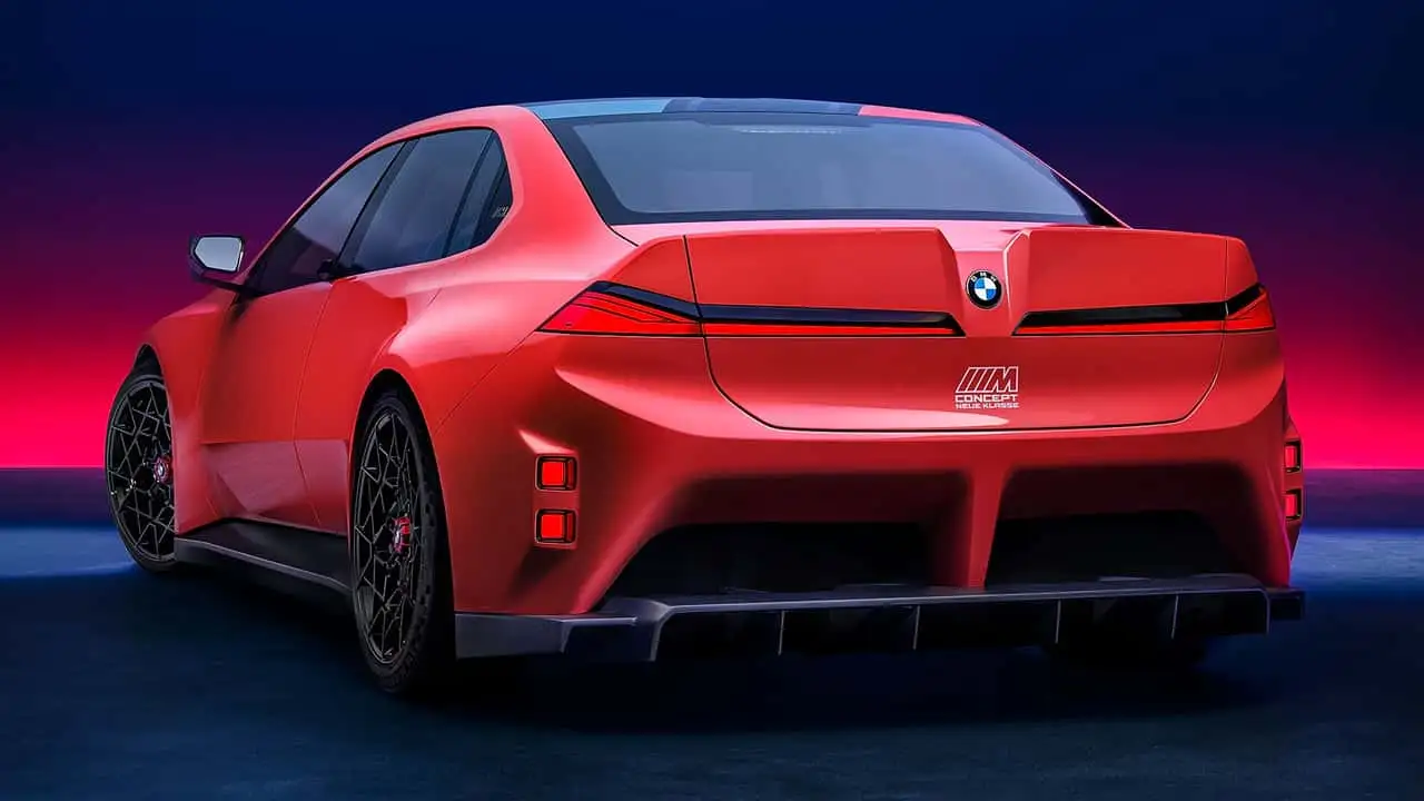 BMW M Concept Neue Klasse вид сзади