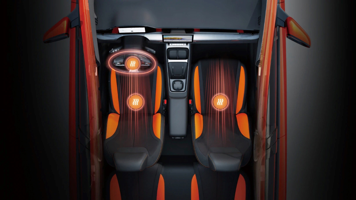 BYD Dolphin G вид сбоку с разными углами обзора