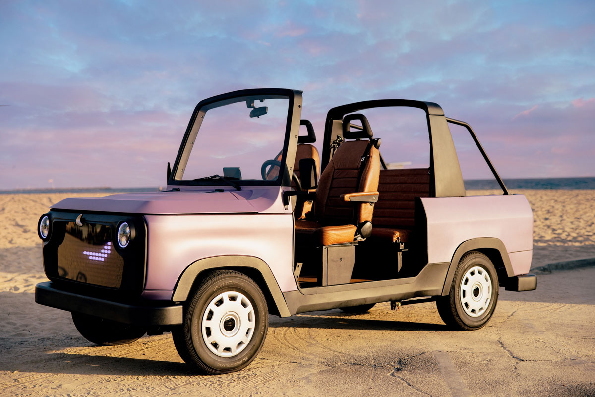 Design compact pour les rues étroites. Illustration : Chip Motors