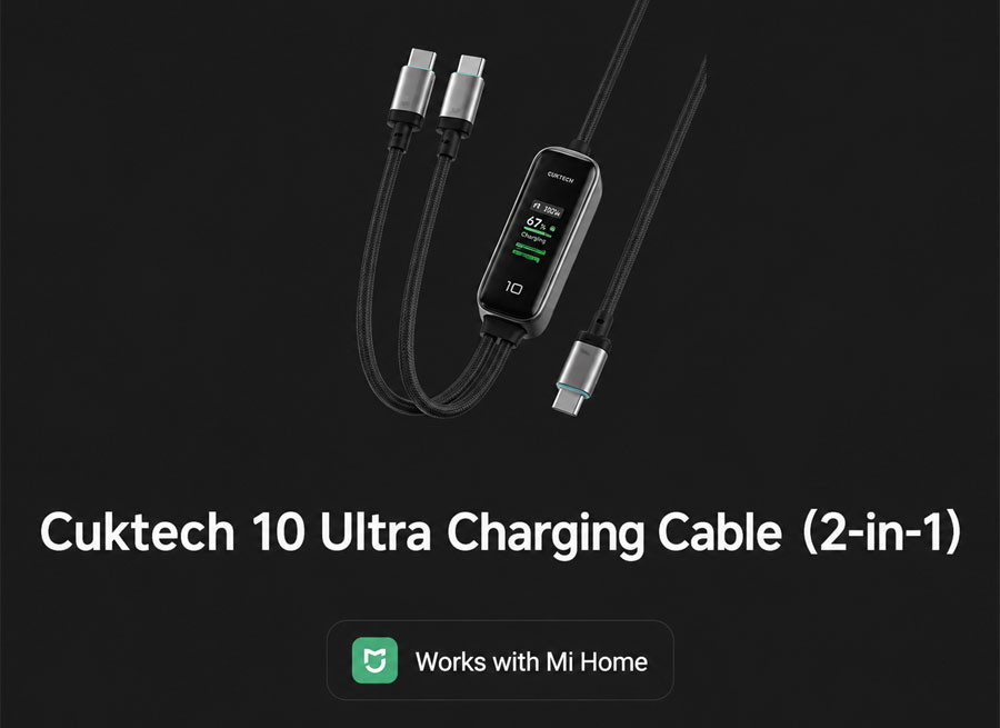 Зарядний кабель Cuktech з плетеним обплетенням