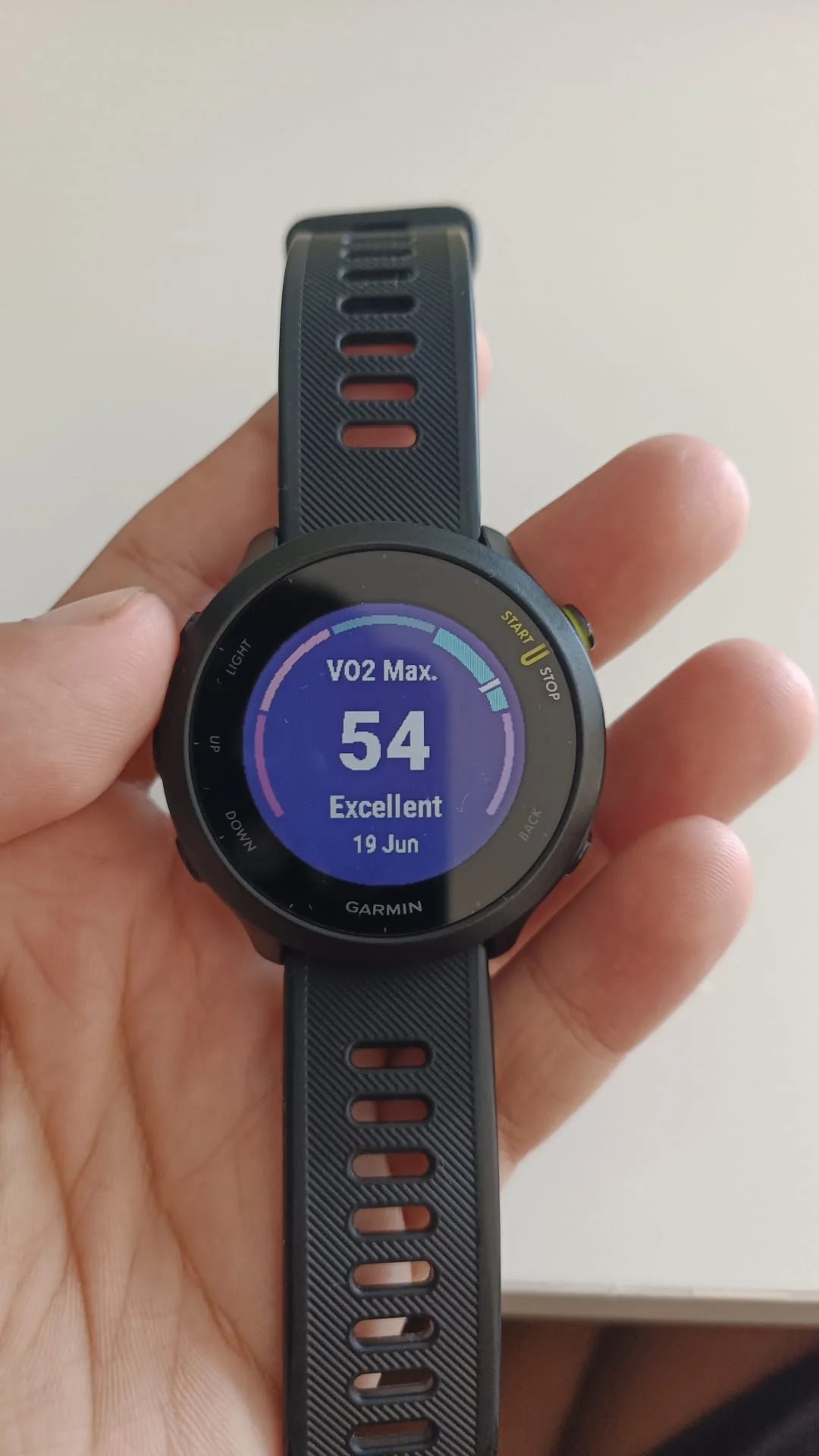 Экран Garmin Race Time Prediction