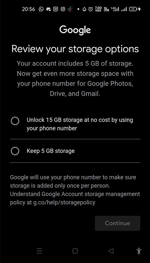 New Google accounts created without a phone number now receive just 5GB of free storage. Illustration: sungusungu / Reddit