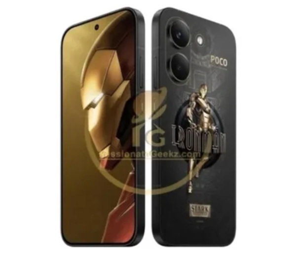 Зображення задньої кришки Poco X8 Pro Iron Man Edition