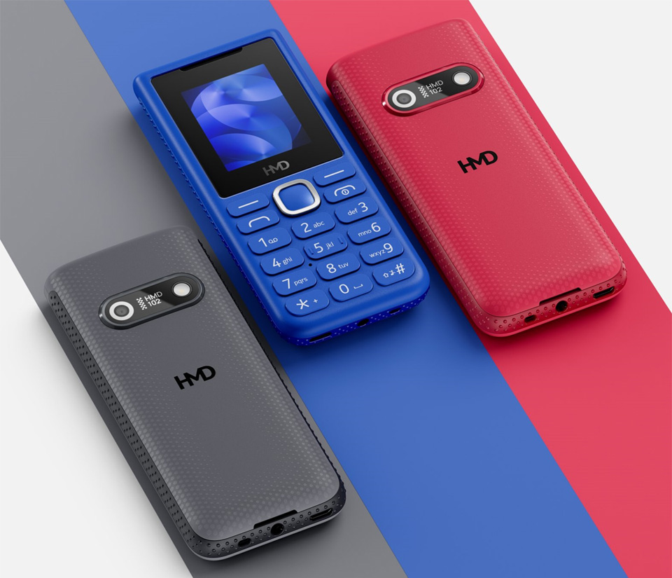 Design classique du HMD 102. Illustration : HMD