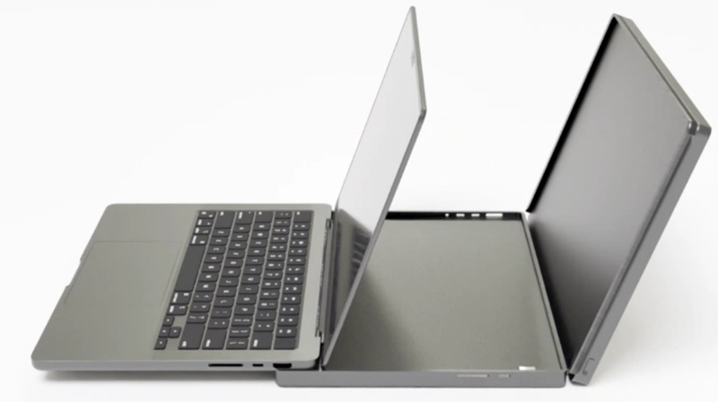Розташування SpectraSlideOut на MacBook